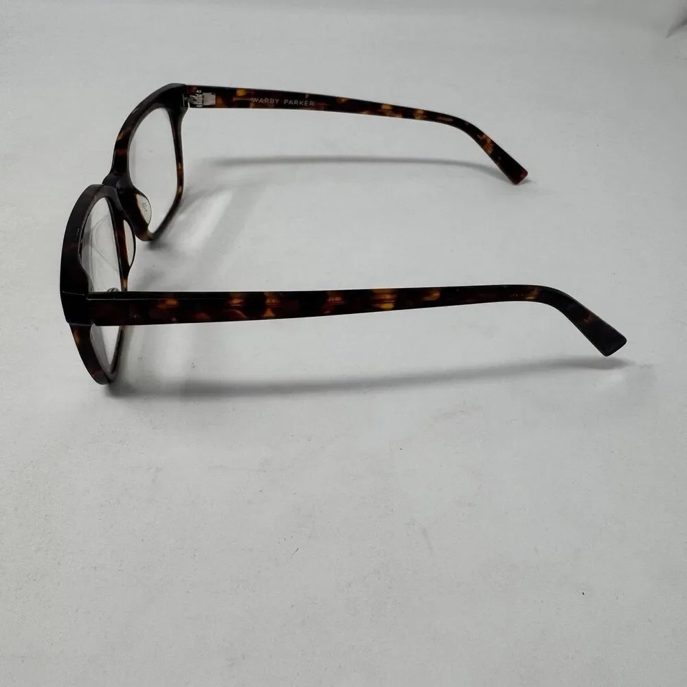 Warby Parker Hughes W 926 Brown Tortoise Eyeglasses Frames Only & Case 54-18-145